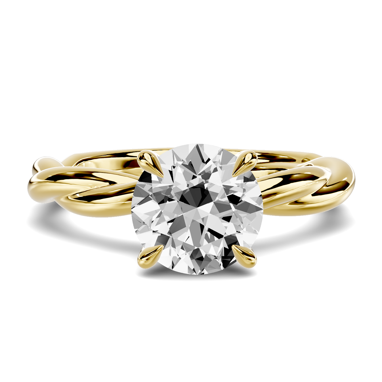 Riona Twist Engagement Ring