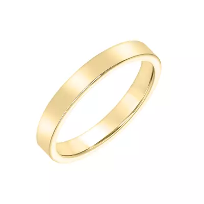Flat Comfort Fit Polished Band (3mm)