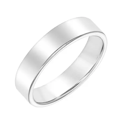 Flat Comfort Fit Polished Band (5mm)