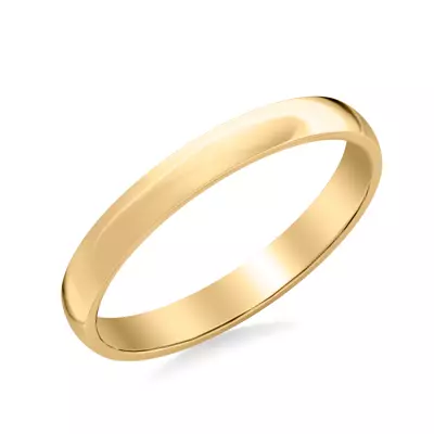 Low Dome Polished Band (3mm)