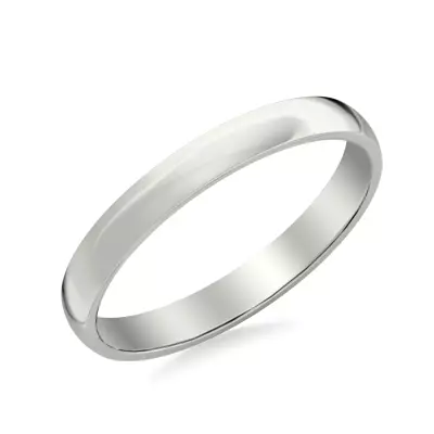 Low Dome Polished Band (3mm)
