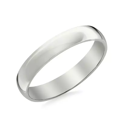 Low Dome Polished Band (4mm)