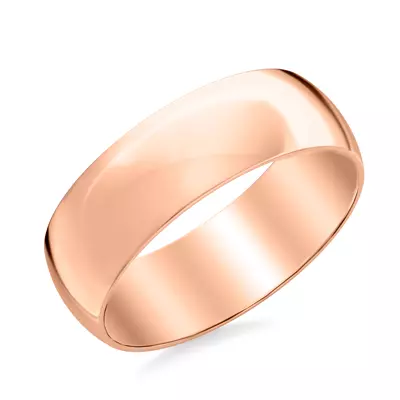 Low Dome Polished Band (7mm)