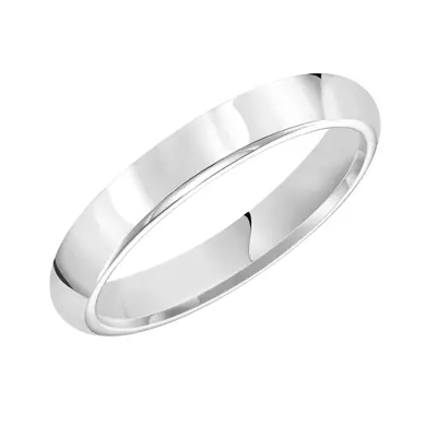 High Dome Comfort Fit Polished Band (3mm)