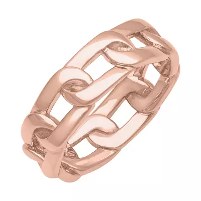 Polished Horizontal Link Band (7mm)