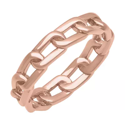 Polished Horizontal Link Band (5mm)