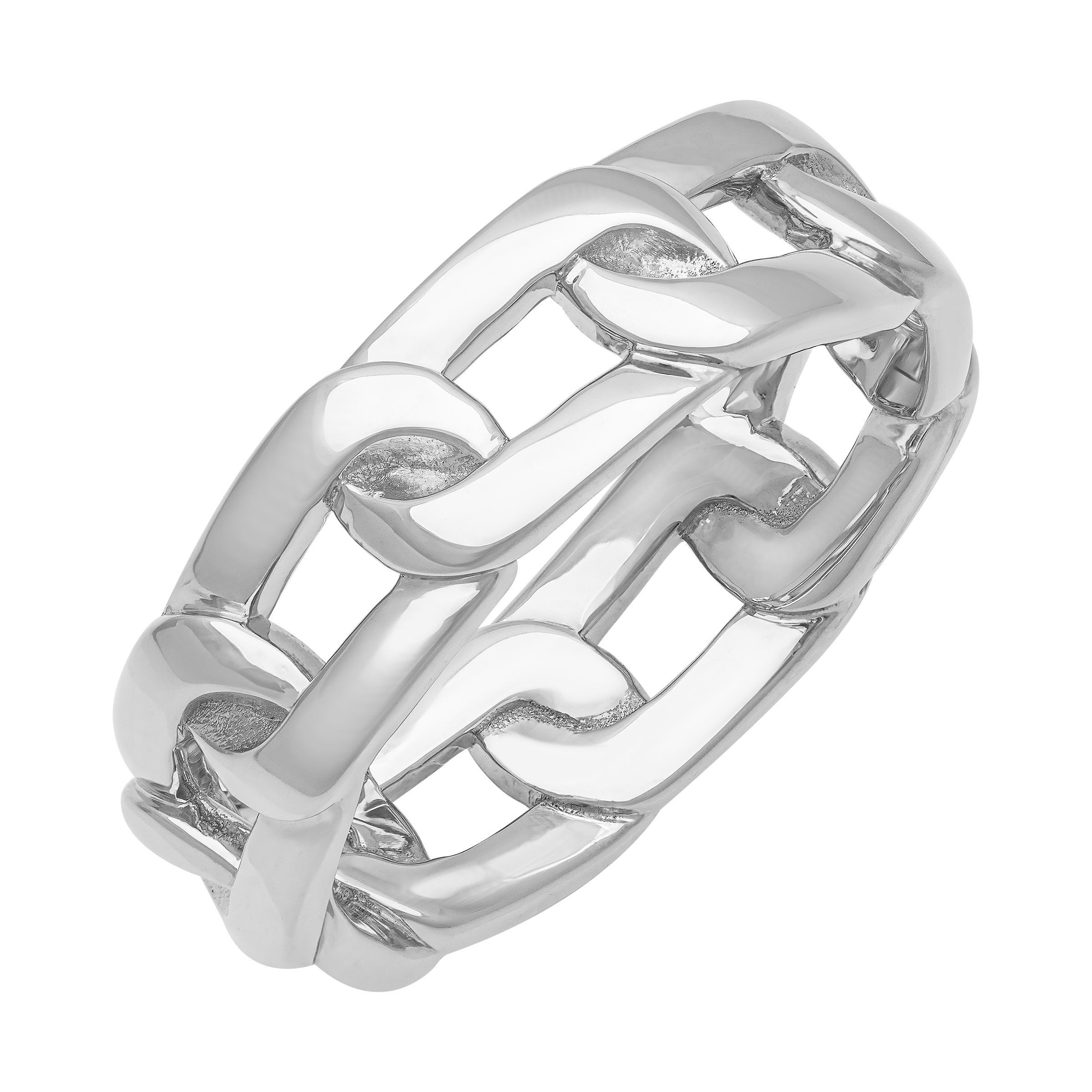 Polished Horizontal Link Band (7mm)