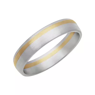 Two-Tone Asymmetrical Fusion Band (4.5mm)