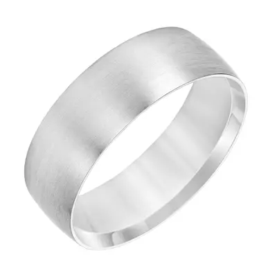 Low Dome Brushed Finished Band (7mm)