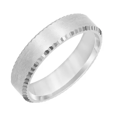 Brushed Finish With Polished Zigzag Edge (5mm)