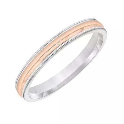 Low Dome Milgrain Edge Band (3mm)