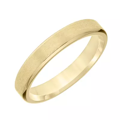 Brushed Band With Polished Edges (4mm)