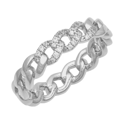Diamond Curb Link Band (5mm)