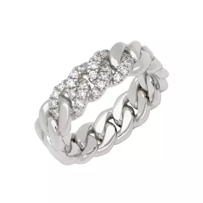 Cuban Link Diamond Band (7mm)