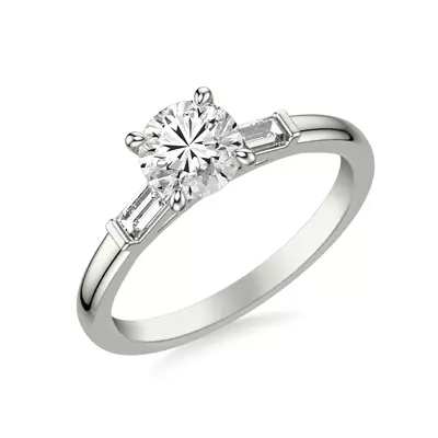 Luisa Classic 3-Stone Engagement Ring