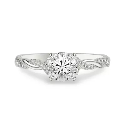 Kayleigh Lab Diamond Twist Engagement Ring