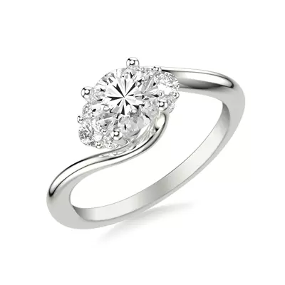 Monique Diamond Accent Engagement Ring