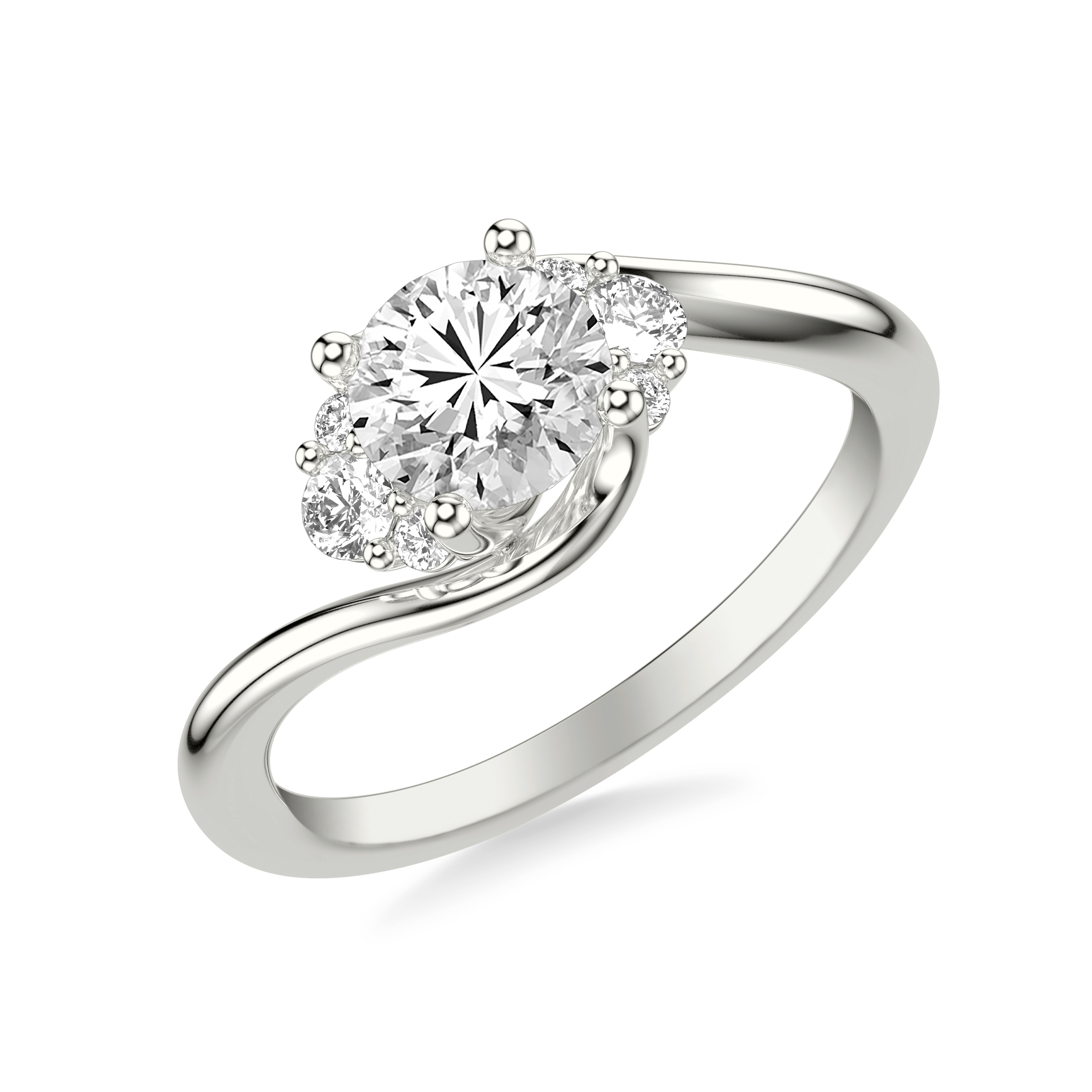 Monique Diamond Accent Engagement Ring