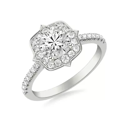 Peyton Halo Engagement Ring