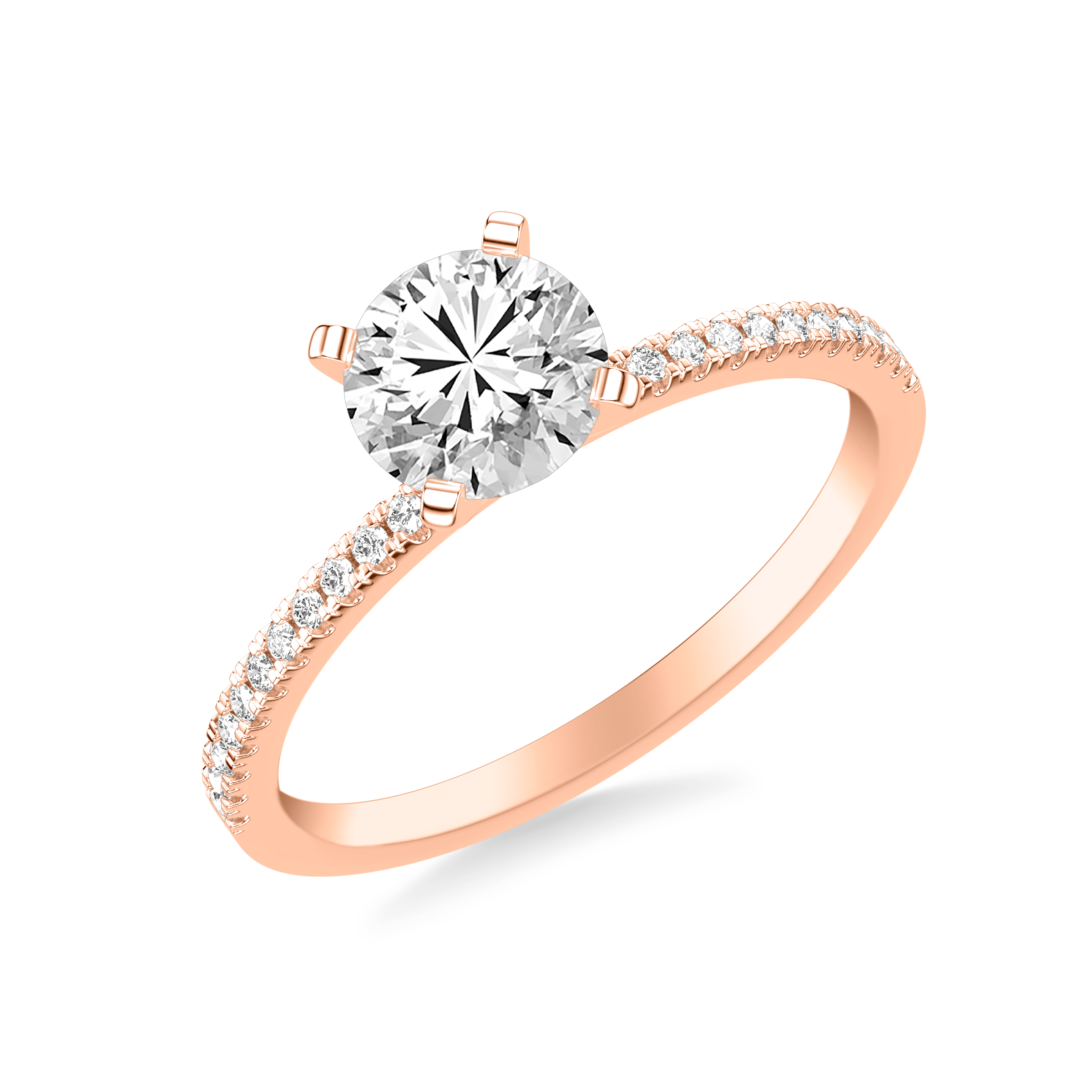 Callista Pavé Diamond Engagement Ring