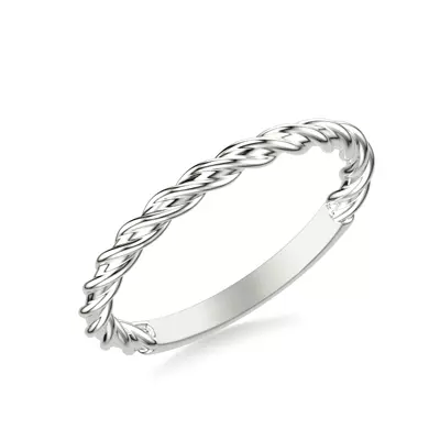 Sasha High-Polished Twist Band