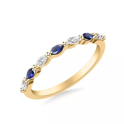 Ophelia Sapphire Accent Band