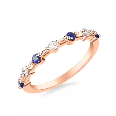 Zina Sapphire Accent Band