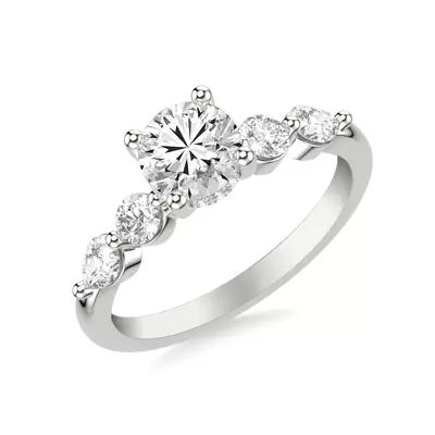Shauna Luxe Hidden Halo Engagement Ring