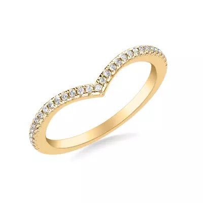 Ariana Pave Diamond V-Band