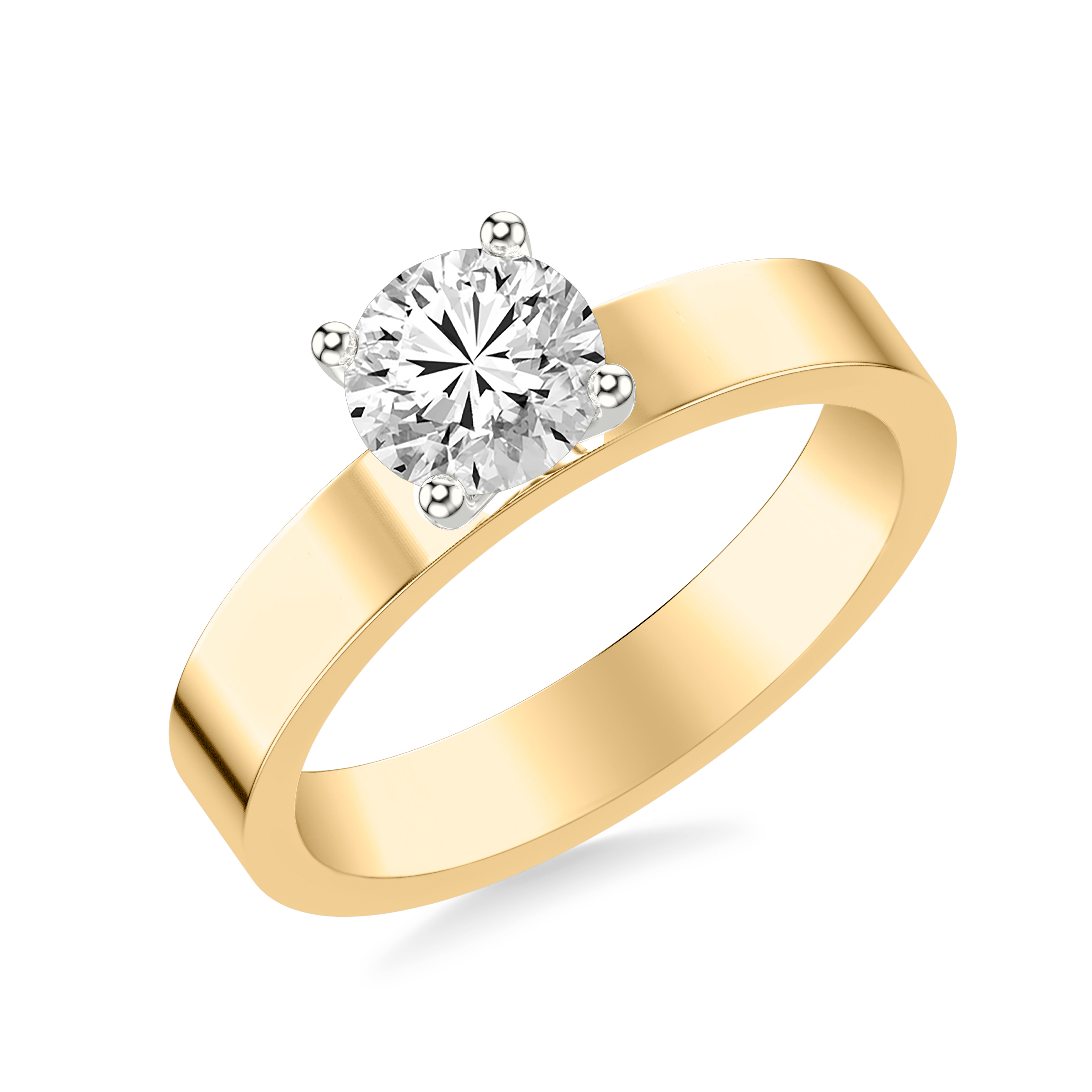 Cortina Wide Engagement Ring (3.5mm)