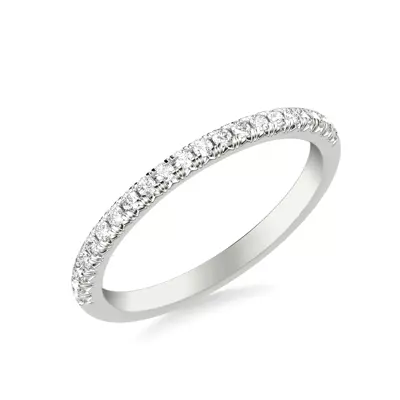 Blanche Pavé Diamond Band