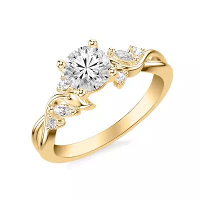 Jules Pavé Engagement Ring