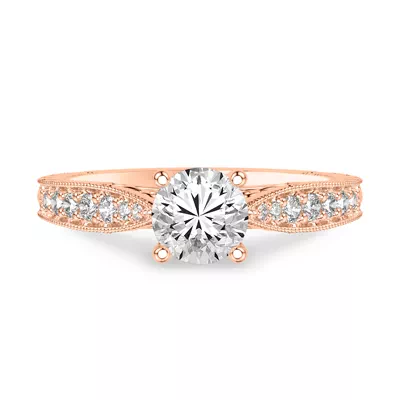 Kensie Hand-Engraved Engagement Ring