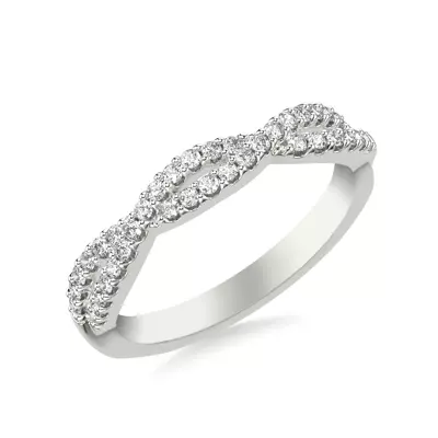 Denisse Contemporary Prong Diamond Band
