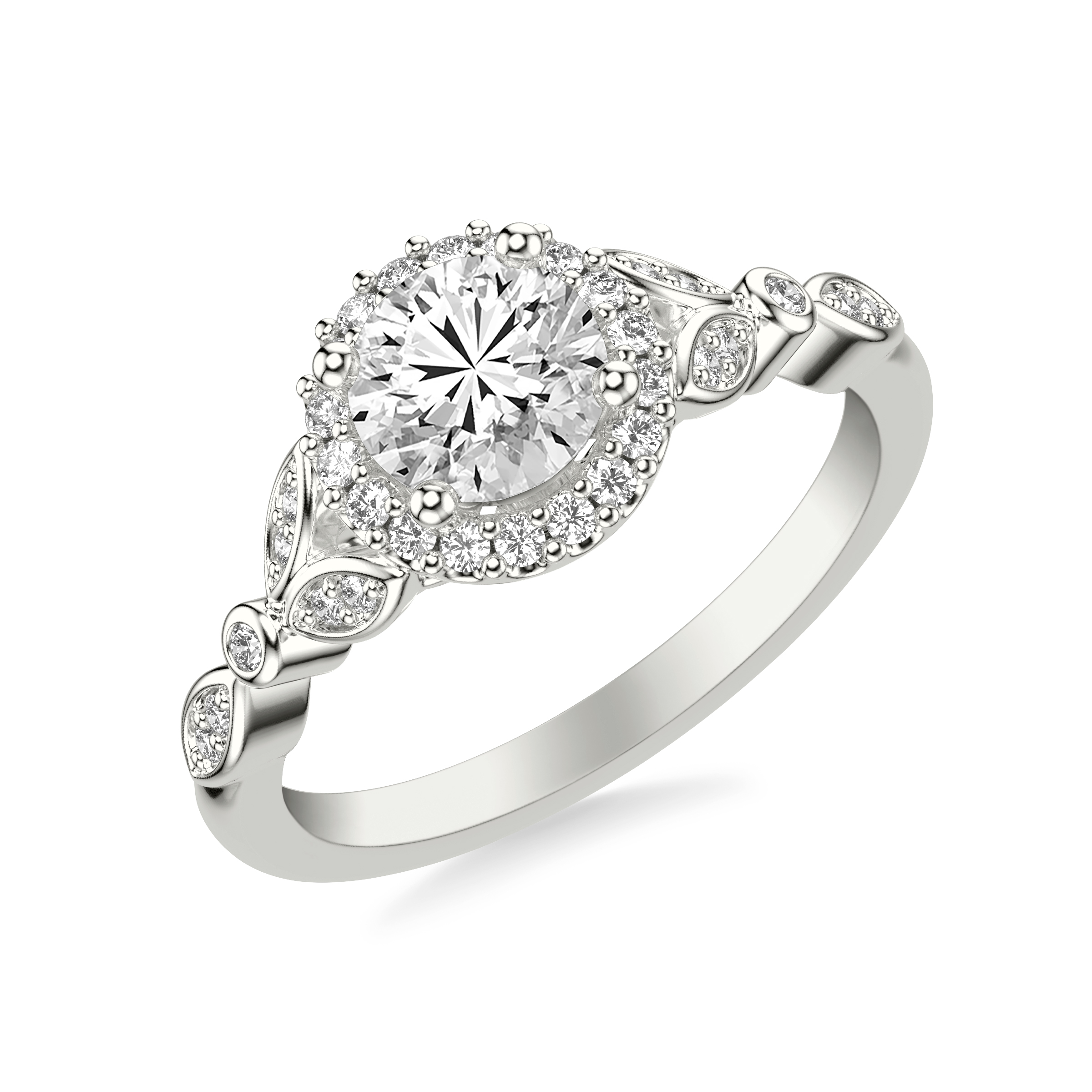 Dolly Halo Engagement Ring