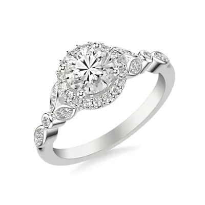 Dolly Halo Engagement Ring