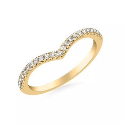 Mia Pavé Diamond Chevron Band