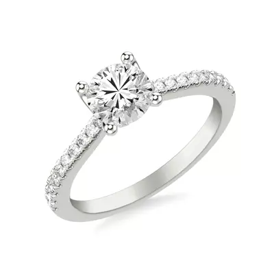 Marlo Pavé Engagement Ring