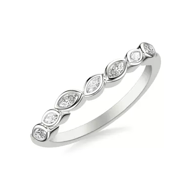 Marisa Angled Marquise Bezel Band