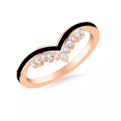 Diamond And Ceramic Tiara Band