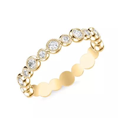 Diamond Bubble Eternity Band