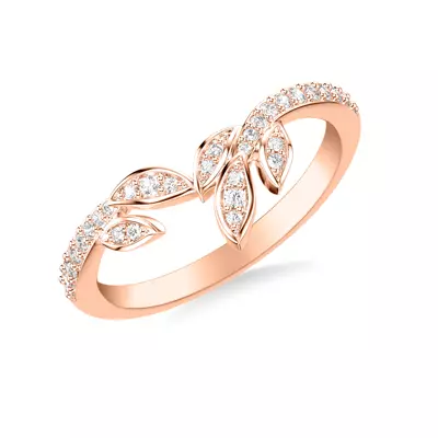 Periwinkle Pave Diamond Band