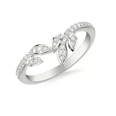 Periwinkle Pave Diamond Band