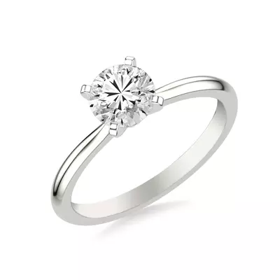 Timeless Solitaire Engagement Ring