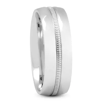 Gina Milgrain band (7mm)