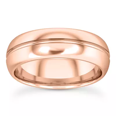 Grus Men's Wedding Band