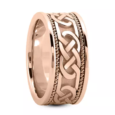 Celtic Knot Milgrain Band (7mm)