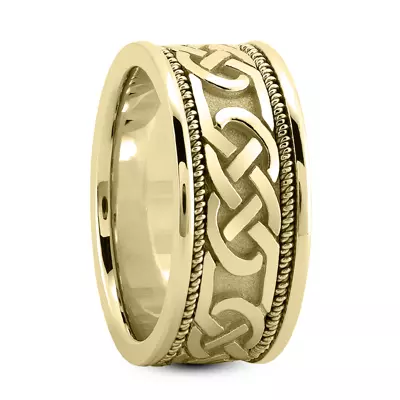 Celtic Knot Milgrain Band (7mm)