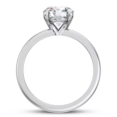 Solo Diamond Accent Solitaire Engagement Ring