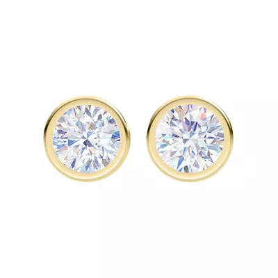 Lumina Classic Bezel Earrings